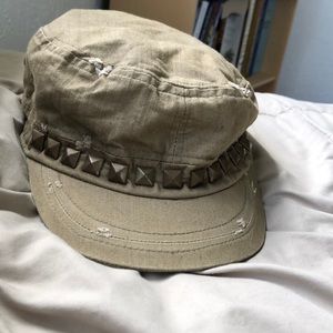 Fair Weather accessories army green distressed hat